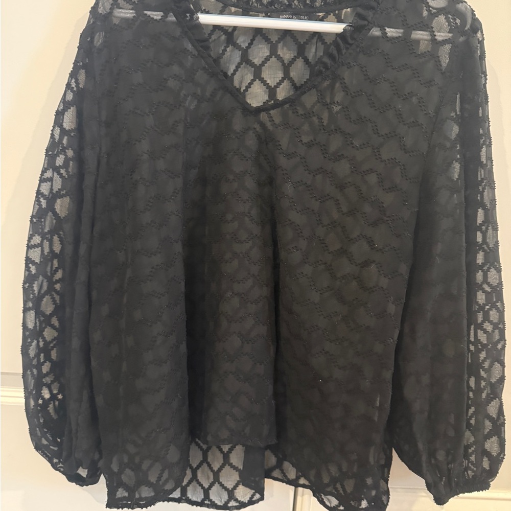 Banana Republic Black Blouse
